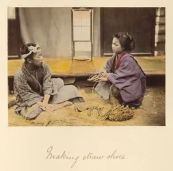 Making Straw Shoes