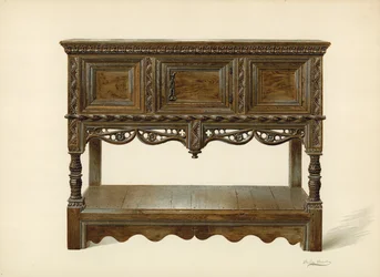 Credence, in the Possession of E A Barry