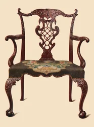 Mahogany chair