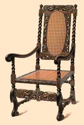 Walnut chair, 1905