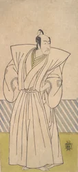 The Fifth Ichikawa Danjuro as a Samurai of High Rank