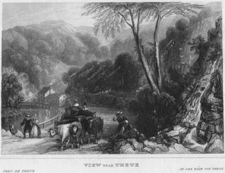 View near Theux, 1850