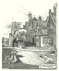 General View and Chapel, Leicester