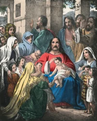 Christ Blessing Little Children