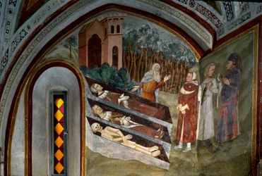 Meeting of the Dead with the Living (Detail)