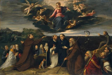 The Virgin Adored by Saints