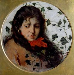 Ivy (Portrait of a Young Woman with Melancholic Expression)
