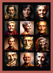 AI-shaped Years: Portraits of Timelessness