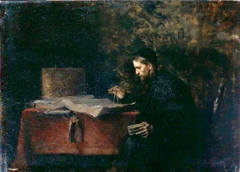 Scientist in his Study