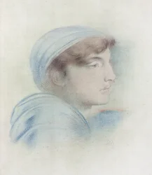 Figure Study in Profile