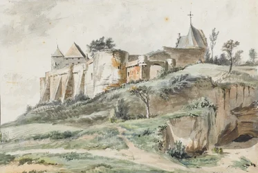View of Keizersberg Castle, Louvain, 1782