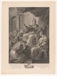 Pope Gregory Surrounded by Cardinals