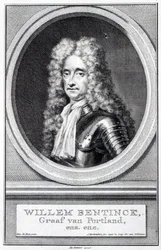 William Bentinck, 1st Earl of Portland, engraved by Jacobus Houbraken after an original by Robert Williams