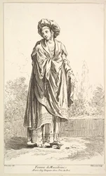 Woman from Macedonia, from Recueil de diverses figures étrangères Invented by F. B.