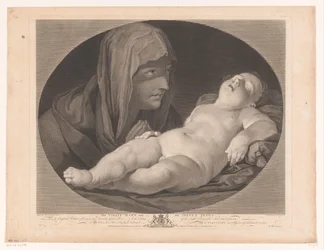 Mary by Sleeping Christ