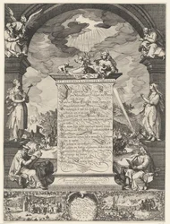 Allegory of the Creed with the Four Evangelists