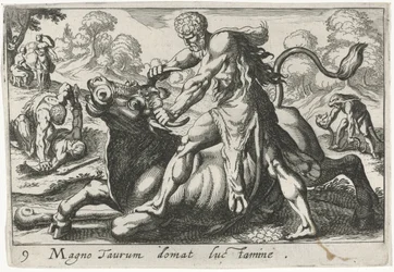 Hercules Fighting Achelous (series title: Herculean Themes)