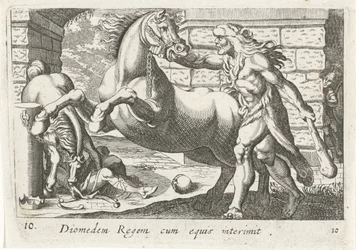 Hercules Tames the Horses of Diomedes