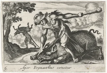 Hercules captures the Erymanthian Boar, Herculean themes