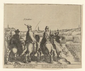 Matthias and the Prince of Orange Review the State Army, 1578