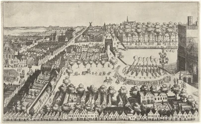 Bonfires in The Hague after the Proclamation of the Truce, 1609