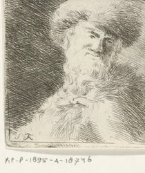 Portrait of an Unknown Man with Fur Hat