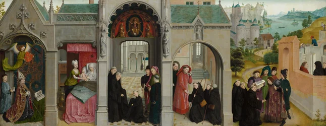 Scenes from the Life of Saint Bertin - Annunciation with Prophets and Evangelists