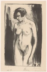 Study of a Standing Nude Woman