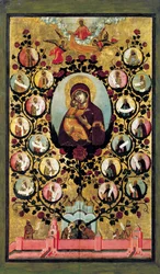 Apotheosis of the Virgin of Vladimir, 1668