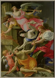 Time Vanquished by Love, Venus and Hope, c.1645-46