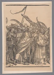 Reproduction of the Second Part of the Print Series The Triumph of Christ after Joos Lambrecht