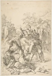 Saint Benedict Exorcising a Demon