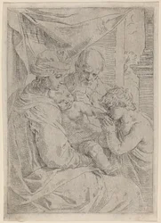The Virgin and Child with Saint John