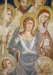 Maesta, St. Michael (detail)