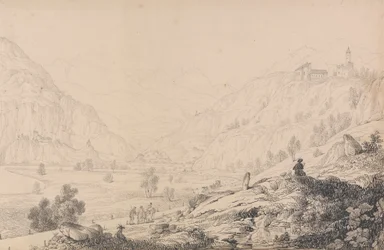 Album of 30 Views in the Tyrol and Italy: Castles of Wafenstein [?], Sprechenstein and Reifenstein some miles from the Brenner, 27th Oct.r 1840