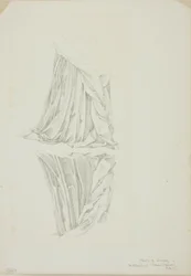 Draped Figure and Reflection, Study for Mirror of Venus