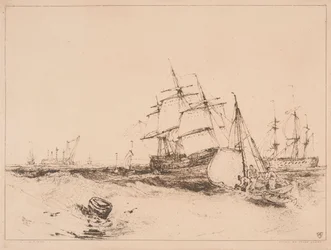 Shipping at the Entrance of the Medway, No. 2