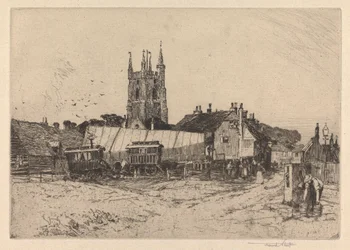 Strolling Players at Lidd, Kent