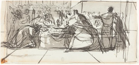 The Laying Out of Christ