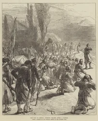 The War in Servia, Evening Prayer after a Battle