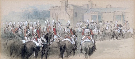 Mounted Escort at St James