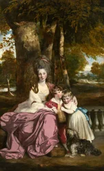 Lady Elizabeth Delmé and Her Children, 1777-1779