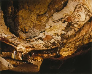 The Mythical Unicorn of Lascaux and other Lascaux paintings done over 17,000 years ago