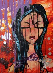 Serene Dragonfly Woman