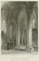 Chartres Cathedral, Back of the Choir from Northern Aisle