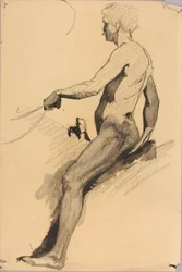 Study for Equestrian Monument (Gen. John B. Gordon)
