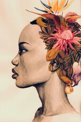 Botanical Crown Woman