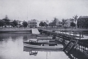 Esplanade, from Yatch Club Jetty, Durban