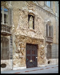 View of the Marques de Dos Aguas Palace