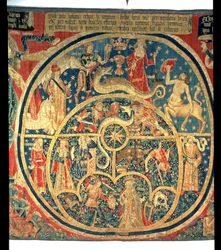 Astrological tapestry (detail)